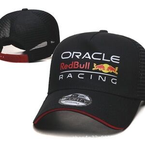 ❤️🤠Oracle Red Bull Racing Black Trucker Hat❤️